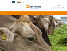Tablet Screenshot of lek-veterina.si